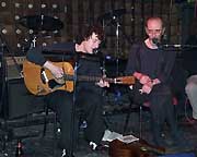 Leonid Fedorov, Alexei Khvostenko. Barbee club, Tel-Aviv, Israel, 19.02.2001. Photo by Konstantin Hoshana